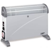 Plein Air - Convecteur TC-T24 - 3 niveaux de chaleur - 2000W - jusqu'à 20m² - Thermostat réglable - x