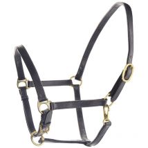 Cob, Marron: Chou de cheval en cuir suédois avec double réglage