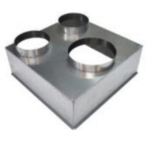 Baillindustrie - plenum acier plraci/ar 600x600