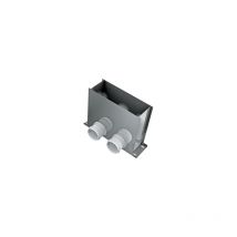 Econoprime - Plenum terminal coudé pour grille 2x90 - EconoFlex - PTCGOV0290350150 PTCGOV0290350150