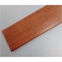 Rufete - Pletina Perfilada 35Mmx1Mt 1/2Caña Adhesivo Pvc Cerezo