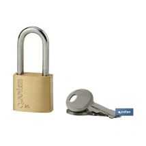 Cofan - candado latón a/largo quality plus 40mm llaves iguales