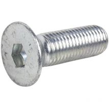 COFAN din-7991 c-10.9 m-10 x 40 z caja 100 unid. , Tornillo allen DIN 7991 cabeza avellanada y plana, con hexágono interior , clase 10.9, acabado