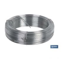 Rollo alambre galvanizado 1 kg (2,7mm) no 16 , Rollo de Alambre Galvanizado - Cofan