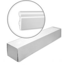 Profhome 653101 1 carton 8 pièces Plinthe 16 m
