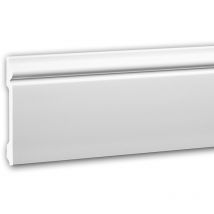 Profhome Decor - Plinthe 653108 Profhome Moulure décorative style Néo-Classicisme blanc 2 m