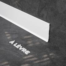 Plinthe à Lèvre pvc - Blanc - 1 m, à l'unité