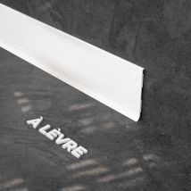 Plinthe à Lèvre pvc - Frêne blanc - 1 m