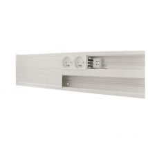 Ensto - Goulotte appareillable 130 x 54, deux compartiments pour appareillage 45x45