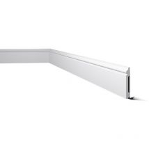 Plinthe NMC FL2 wallstyl Noel Marquet Profil de décoration design intemporel classique blanc 2 m