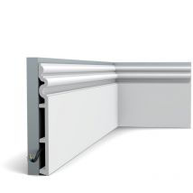 Orac - SX193 autoire Plinthe Decor - 25x2,2x200cm (h x p x l) - plinthe décorative polymère Pack 2 pièces