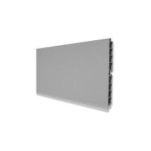 Plinthe Plasline 190cm. plastique et aluminium (2 unités) - talla 150mm / Anodisé mat