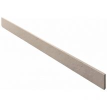 Plinthe pour receveur de douche Poalgi blanc Perla, L.9 x l.100 cm, finition ardoise