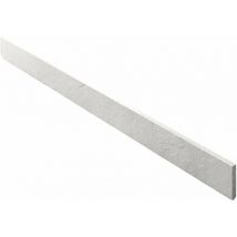 Plinthe pour receveur de douche Poalgi, blanc Blanco, L.9 x l.180 cm, finition ardoise