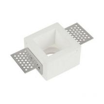 Larissa Lighting - Pliska Gypsum Trimless Square Downlight Encastré Spot 1 Lumière