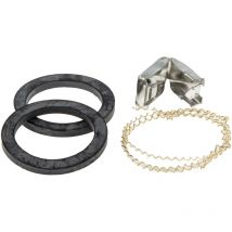 Js Zubehörset zu Wasserzähler mit 3/4 Zoll Anschlussgewinde, mit Plombe und Draht