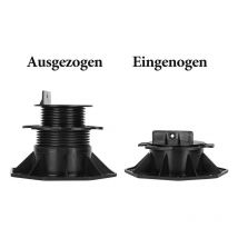 Tolletour - plot réglable de 60 à 140 mm pour terrasse bois et composite 20x