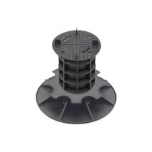 Jardinex - Plot terrasse dalle réglable 17 -20 cm - Noir