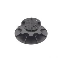 Jardinex - Plot terrasse dalle réglable 8 - 11 cm - Noir