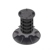 Jardinex - Plot terrasse dalle réglable 20 - 23 cm - Noir