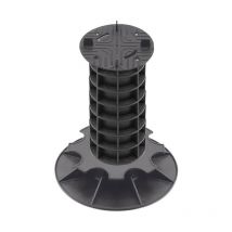 Jardinex - Plot terrasse dalle réglable 26 - 29 cm - Noir