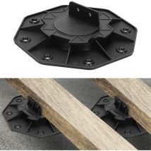 Socle de terrasse réglable, palier de sol réglable en hauteur 18-30 mm - palier de planche - palier de planche de terrasse - bois