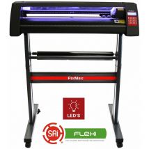 PixMax Découpe de Vinyle 72 cm led - Plotter, Découper, Création T-Shirt, Autocollant, Personnalisation [FlexiStarter, 3 Lames de découpe & Housse de