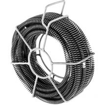 MSW - Plumbing Snake Cables - Set of 6 x 2,45 m - ø 16 mm Drain cleaning cable