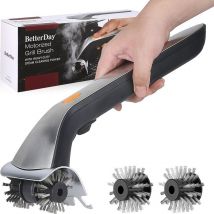 Electric Grill Cleaning Brush, Stainless Steel Grill Cleaning Brush, 360° Rotating Wire Brush, Grill Cleaning Brush Head, Unique Grilling Gift for