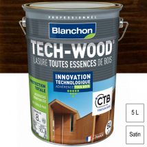 Lasure Tech-Wood Chêne rustique satin 5L Blanchon