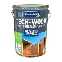 Lasure Bois Extérieur tech-wood Blanchon haute résistance aux uv et aux intempéries Conditionnement: 5 Litres - Teinte: tech-wood incolore