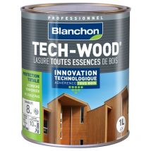Lasure Tech-Wood Chene moyen - 1L Blanchon
