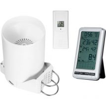 Pluviomètre sans fil, température de la pluie à la maison, table de surveillance de l'humidité