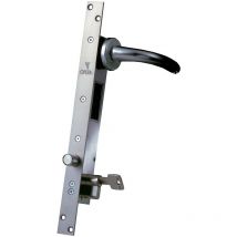 Pêne piston rotatif rond primabase avec béquille à émission en acier Opera 25808-35
