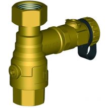 Imi Pneumatex Kappenabsperrhahn dlv 25 Messing, rp 1