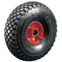Pneumatic Tyre Steel Centre 405mm-1 Bearing Wheel - Atlas Workholders
