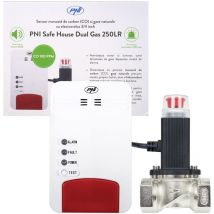 Safe House Dual 250LR - Kit con 2 sensori e valvola magnetica da 3/4' - PNI