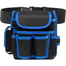 Aougo - Poche d'électricien, Sacoche à Outils Professionnelle, Hardware Tools Sac Ceinture, Réglable Porte-Outil Sac de Ceinture
