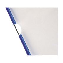 Liderpapel - Pochette de présentation pvc cadre fil d'acier gainage en plast. bleu din A4 sans reflets
