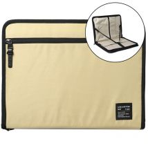 Pochette de rangement pour ordinateur portable et tablette jusqu'à 13'' Smart Zip Pouch beige
