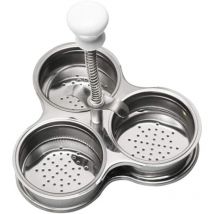 Pocheuse d'oeufs Luxshiny Insert Cuiseur à oeufs pochés en acier inoxydable