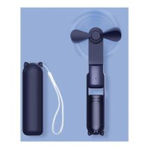 Linghhang - Pocket Fan, Mini Portable Hand Fan, usb Rechargeable Battery Operated [14-21 Hours], Quiet Foldable Personal Fan with Power Bank,