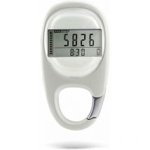 Podomètres pour la marche, compteur de pas avec mousqueton, podomètre numérique 3D simple sur podomètre d'exercice à distance de marche, suivi des