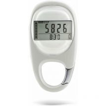 Podomètres pour la marche, compteur de pas avec mousqueton, podomètre numérique 3D simple sur podomètre d'exercice à distance de marche, suivi des