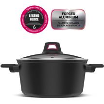 Taurus - Best Moments Casserole 24 - Casserole en aluminium forgé. 24 cm de diamètre. poignée ergonomique. convient à tous les types of de feux.
