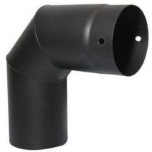 Poêle à bois à courbe de porcelaine à 90°