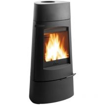 Invicta - Poele a bois Aratos - Fonte - 8 kw - Bûches 40 cm