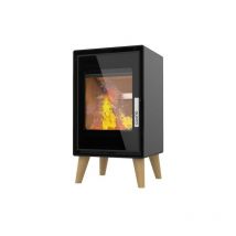 Poêle à bois étanche Supra Jacco pieds bois 4.8 kW