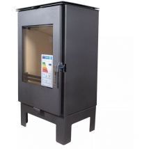 Poêle à bois Ina L - Puissance 9 kW, Chauffage Efficace et Design Élégant pour Votre Maison