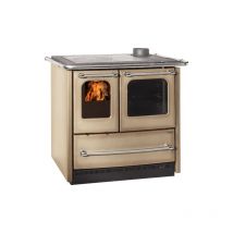 Nordica - Poele a' bois La Extraflame Sovrana Easy Evo 2.0 en acier cappuccino Poele 9,2 kW 215 m chauffe'